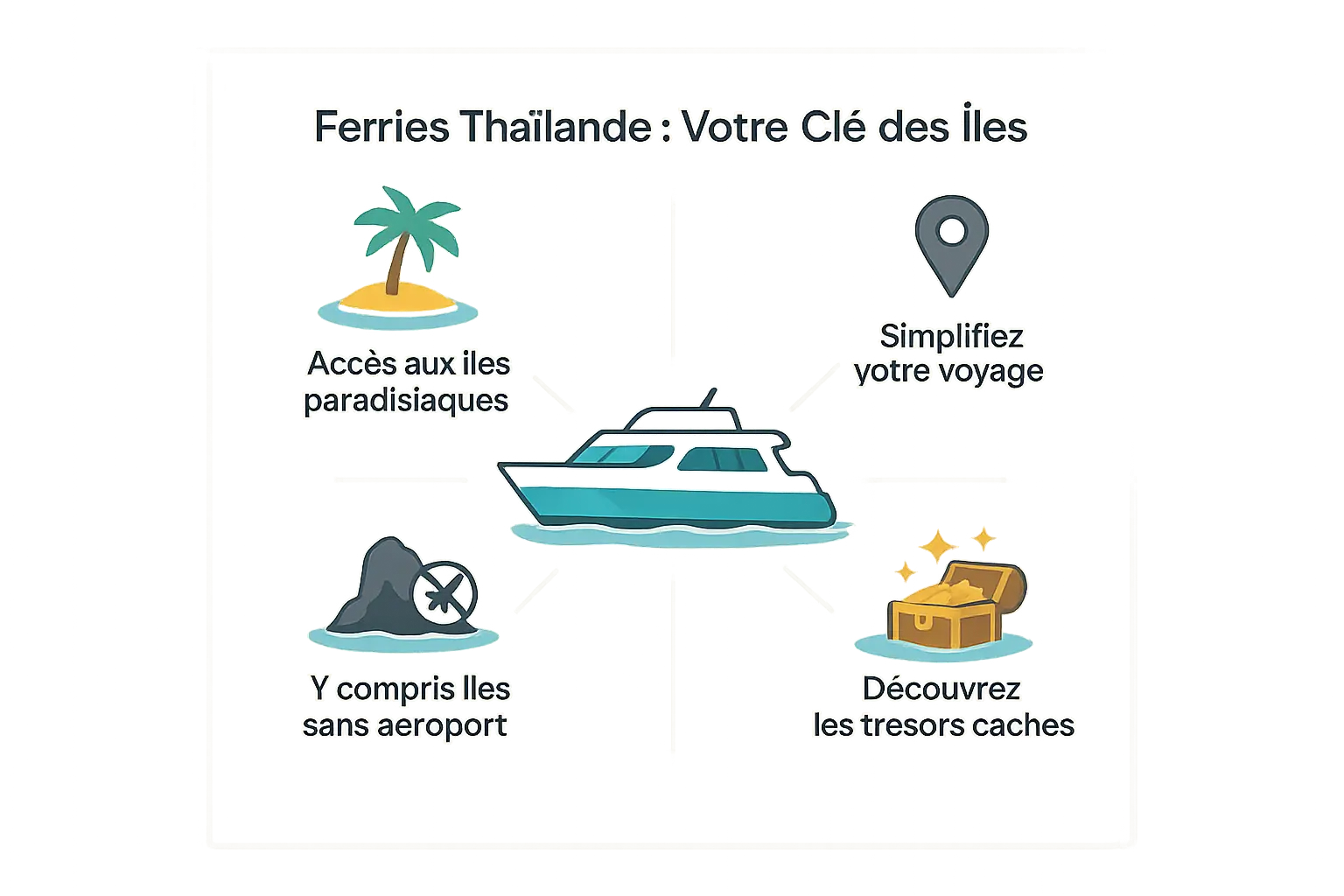 Ferries en Thaïlande