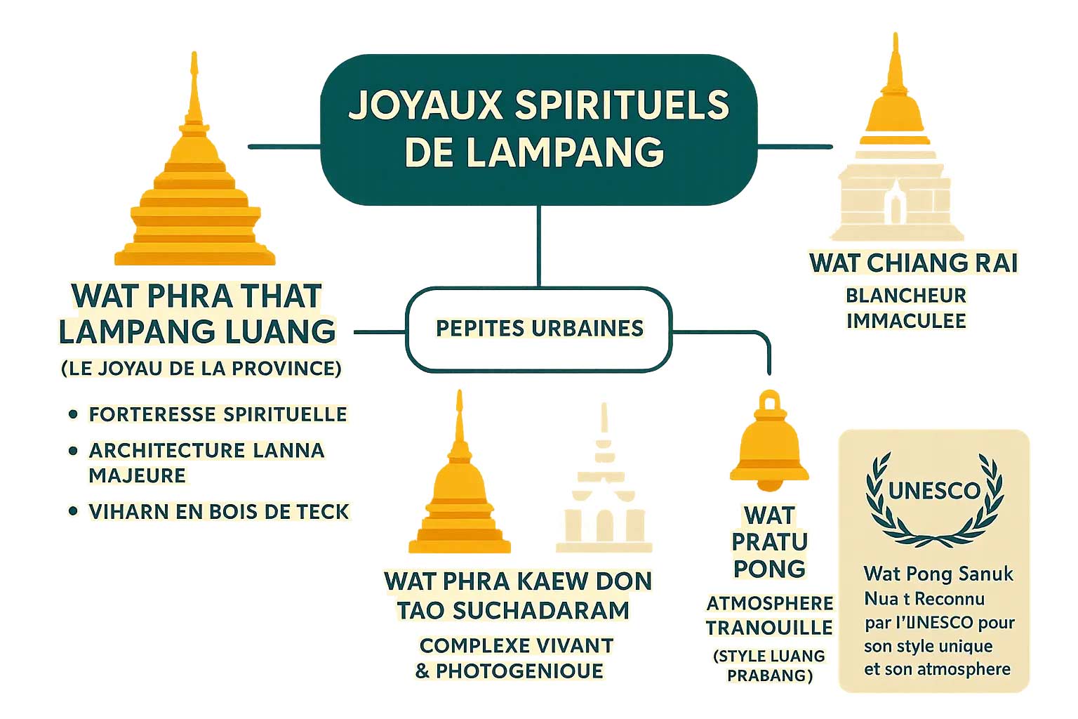 Temples de Lampang