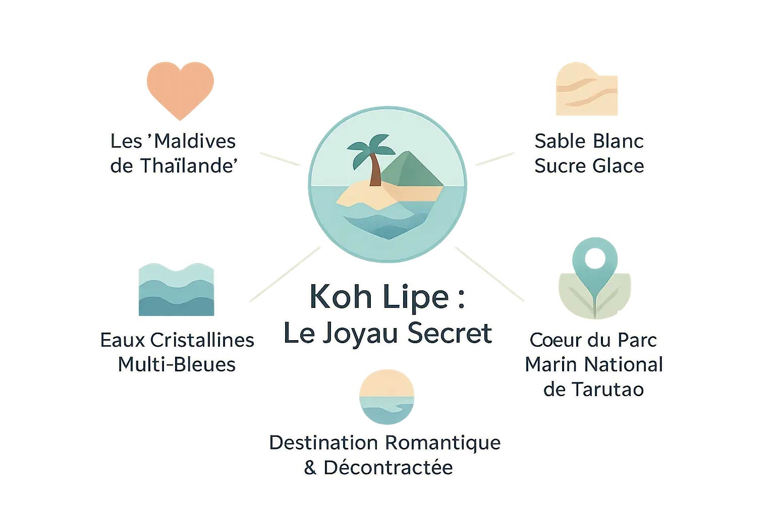 infographie koh lipe le joyau secret