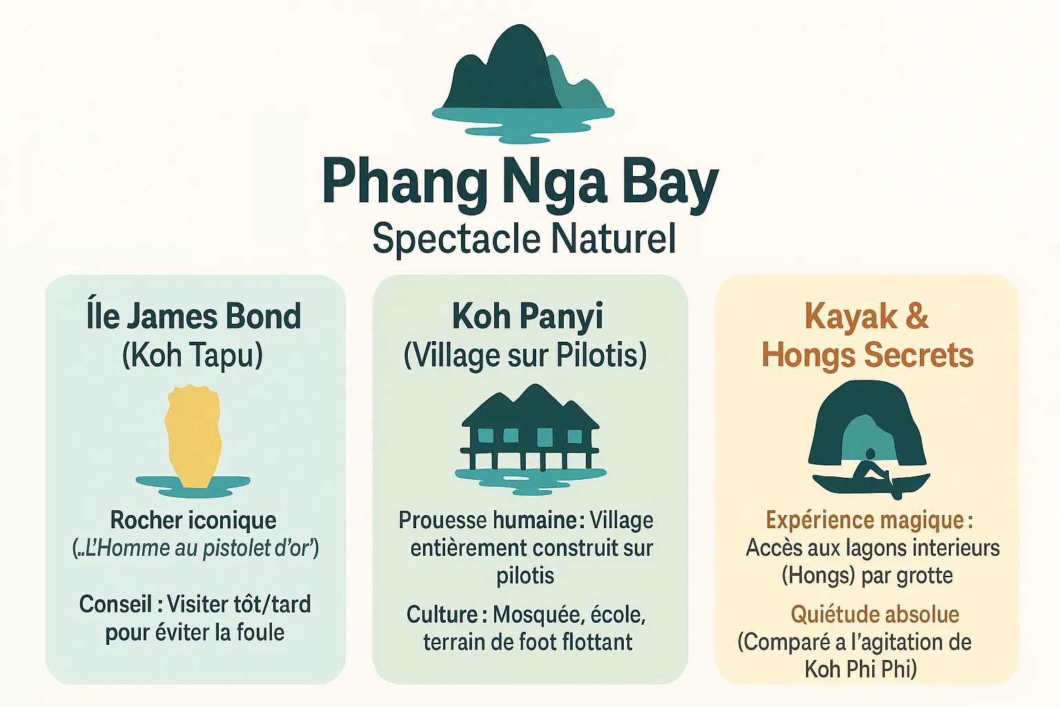 Phang Nga Bay Thaïlande un spectacle naturel !