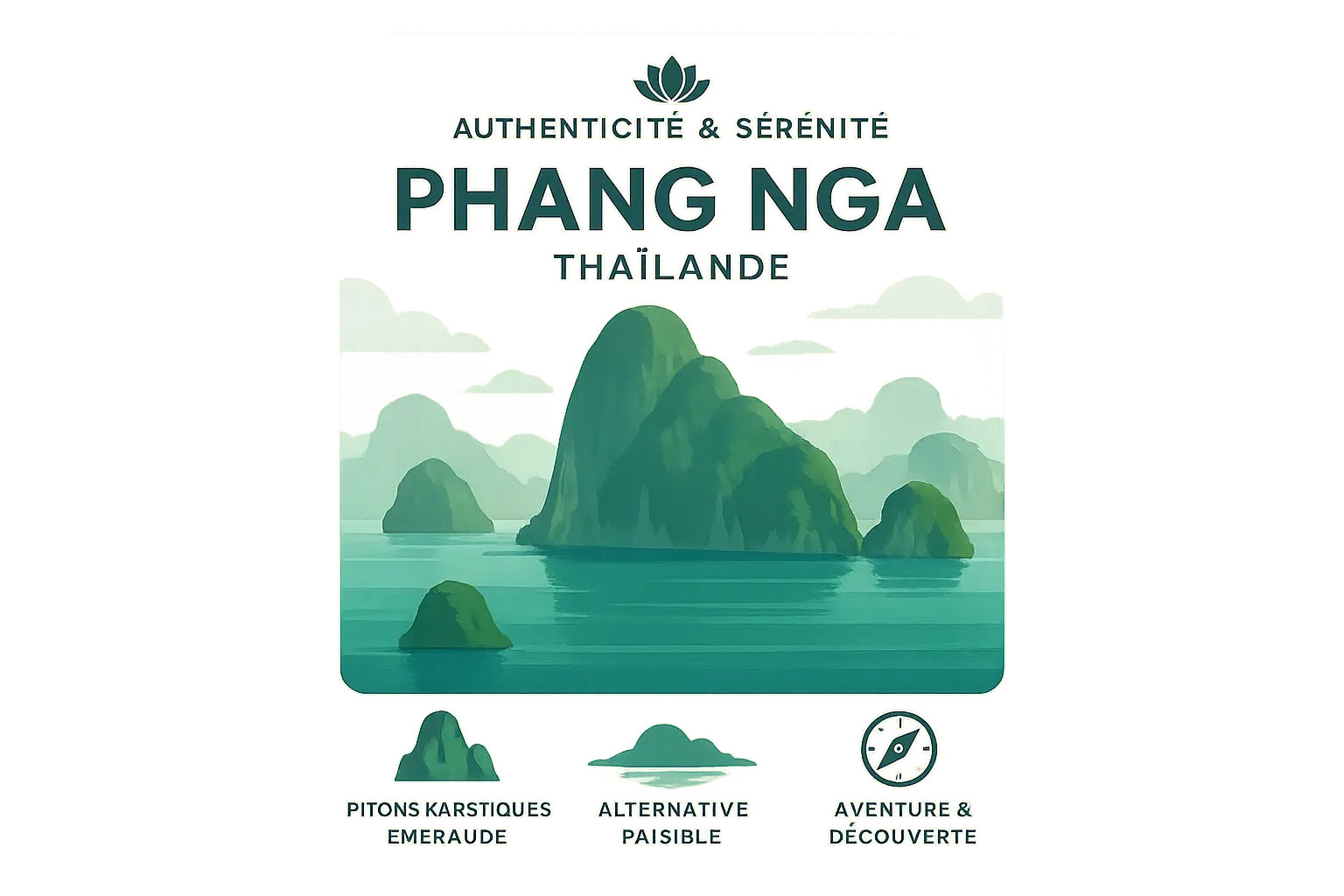 Phang Nga Thaïlande authentique et paysages de rêves