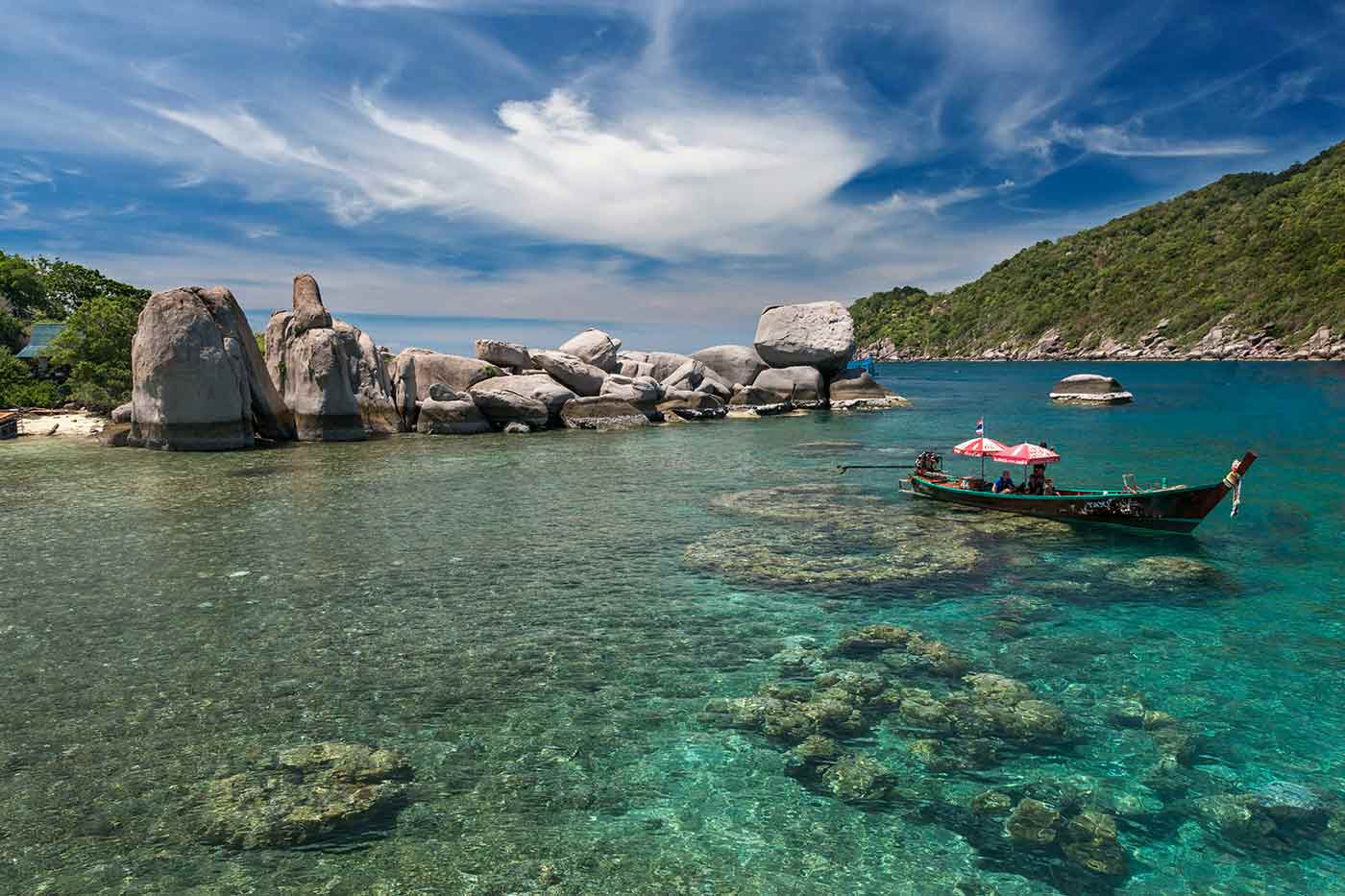 Kho Tao Thaïlande, eau cristaline parfaite pour la plongée