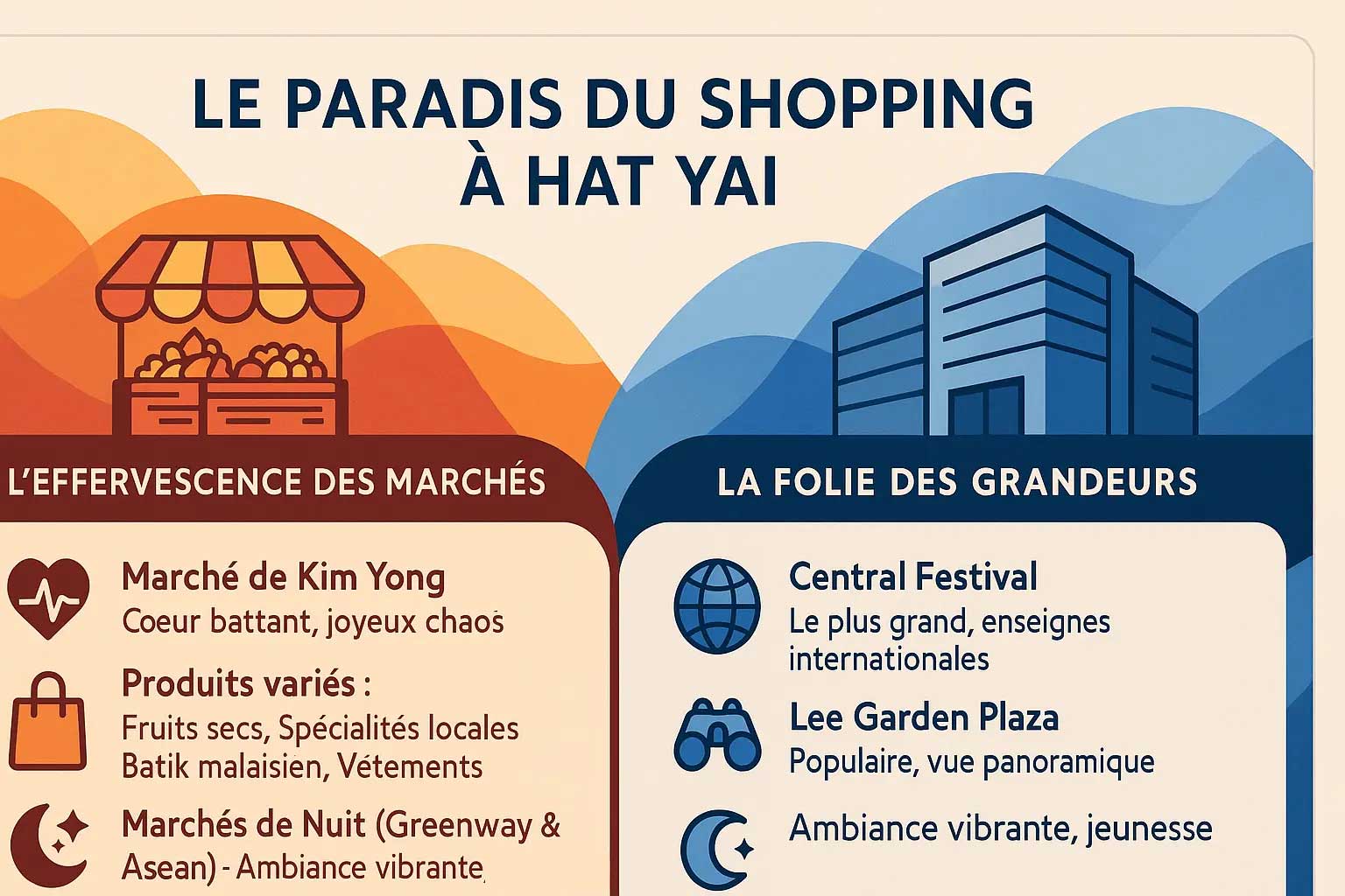 Hat Yai, Thaïlande le paradis du shopping