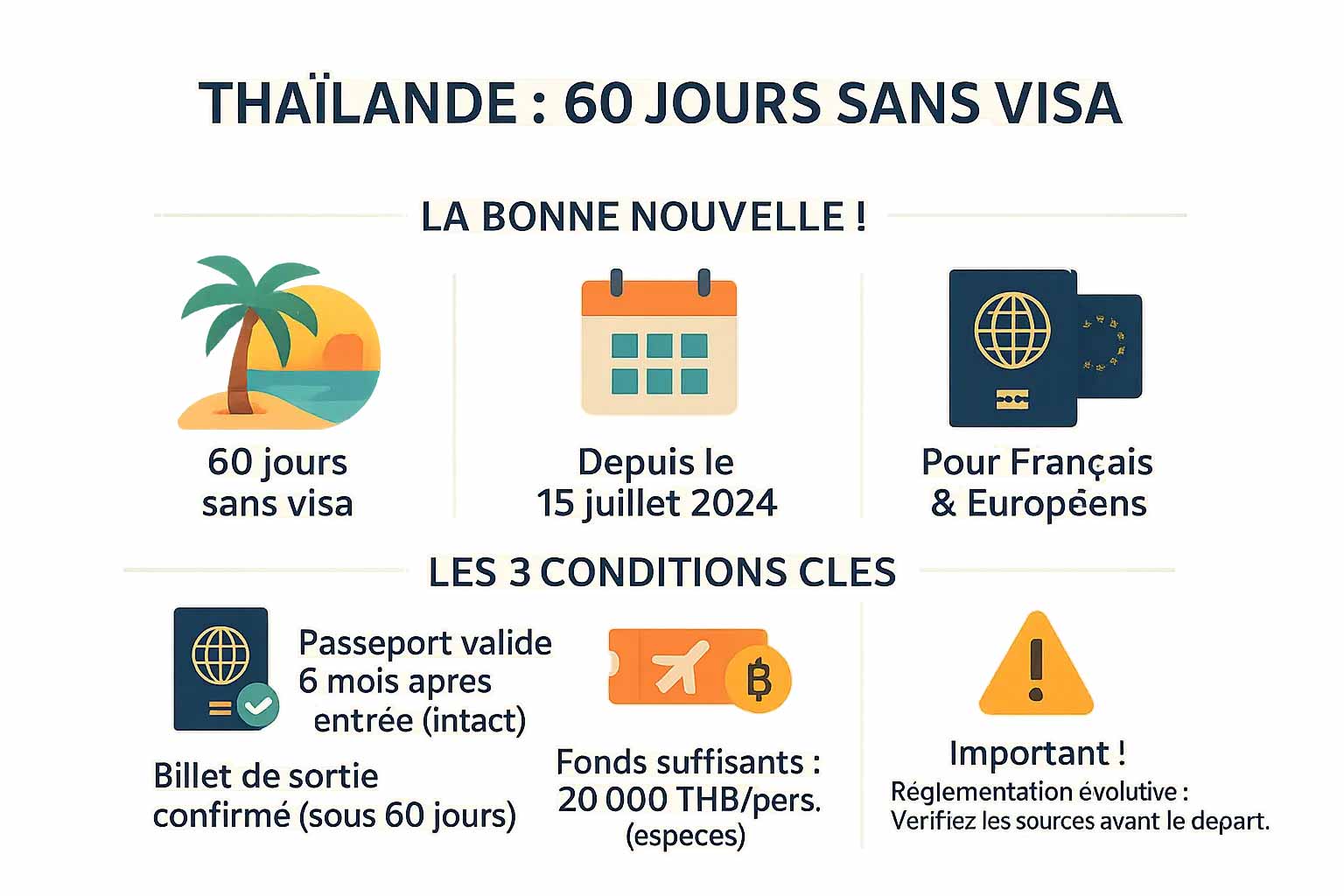 visa thailande 60 jours