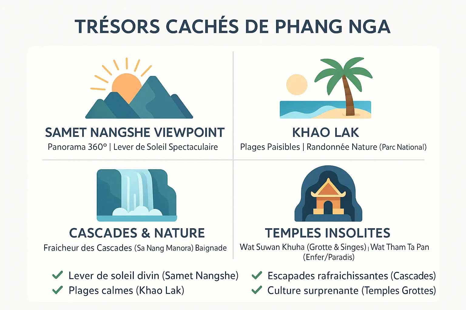trésors cachés Phang Nga Thaïlande