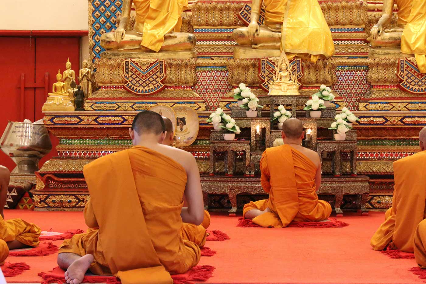 bouddhisme moines thailande