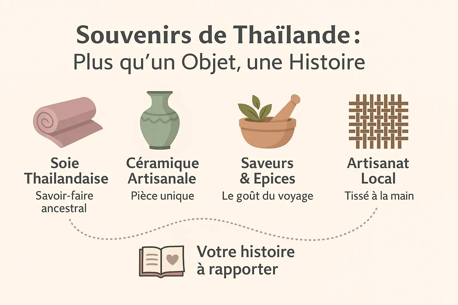souvenirs authentiques Thaïlande