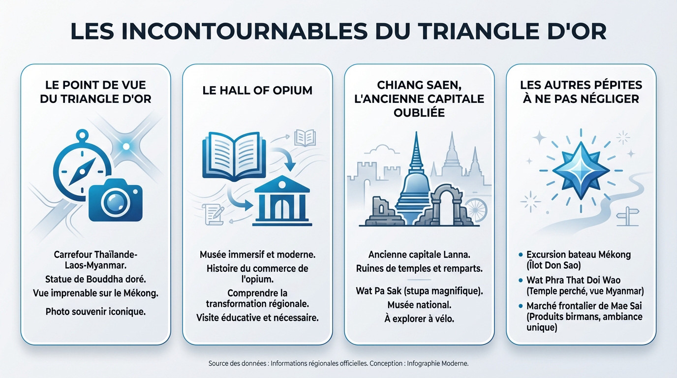 Que faire que voir au triangle d'or en Thaïlande