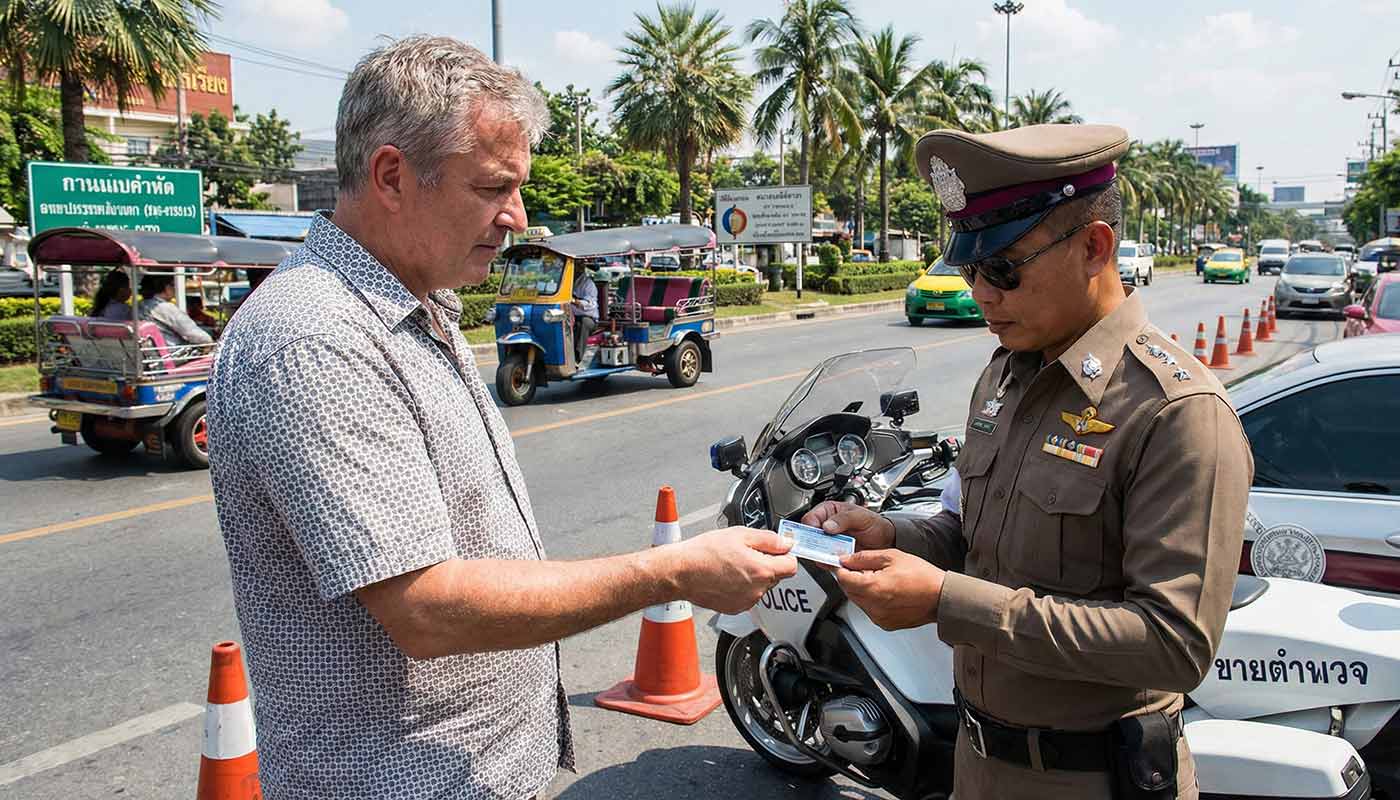permis conduire Thaïlande