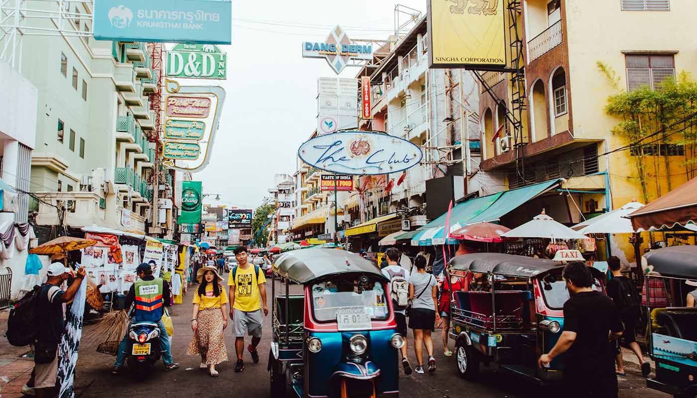 Khao san road bangkok Thaïlande