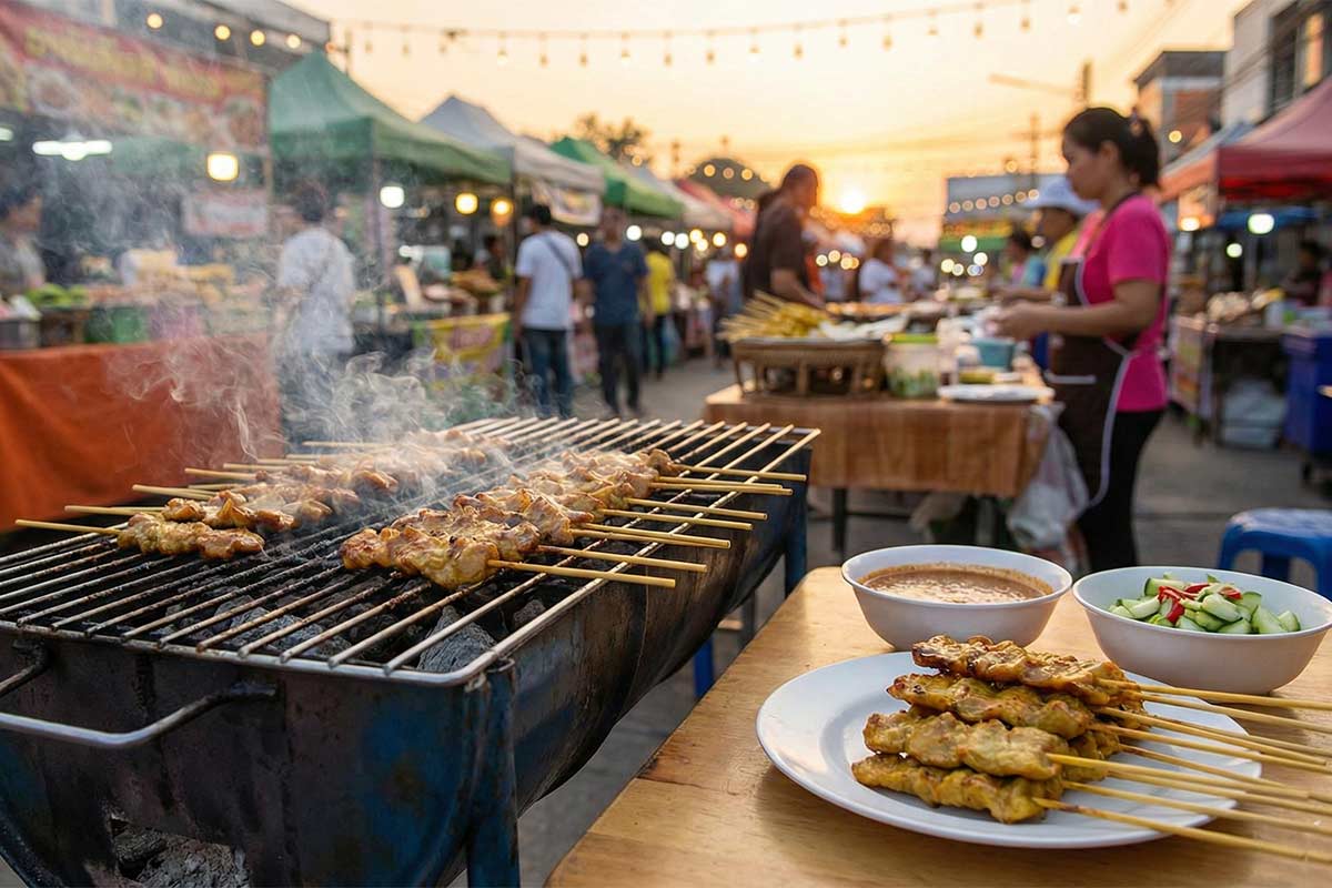 Moo Satay Thailande