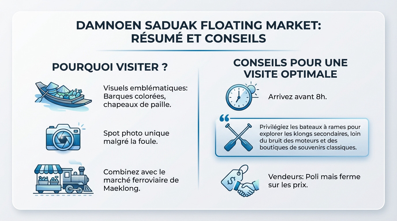 Marché flottant Damnoen Saduak