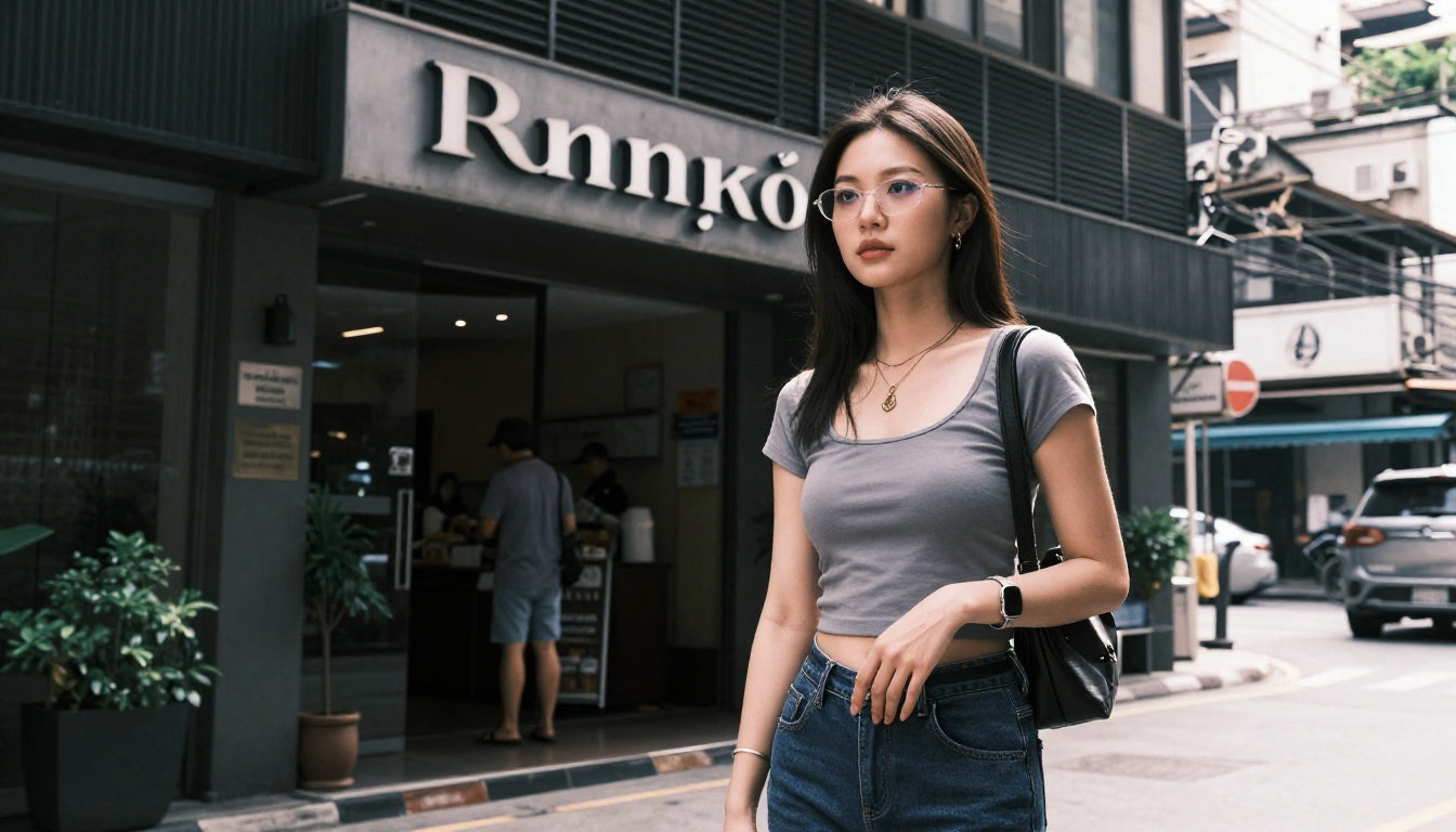 femme fille à Bangkok