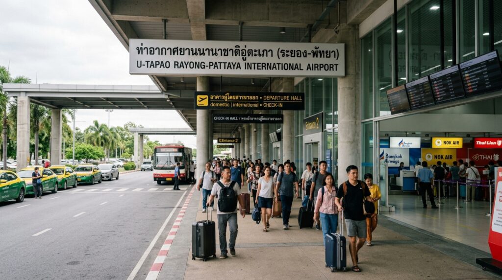 Aéroport de U-Tapao : vols directs, Bangkok Pattaya Transport