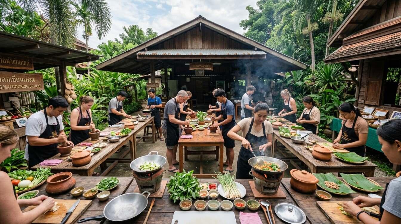 Les cours de cuisine à Chiang Mai, Cours Cuisine Thailande