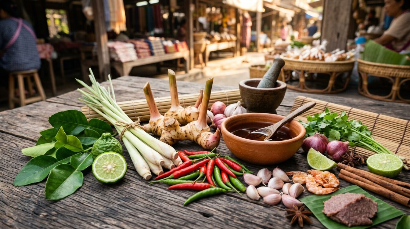 Les 5 saveurs fondamentales de la cuisine thaï, Cuisine Thailandaise