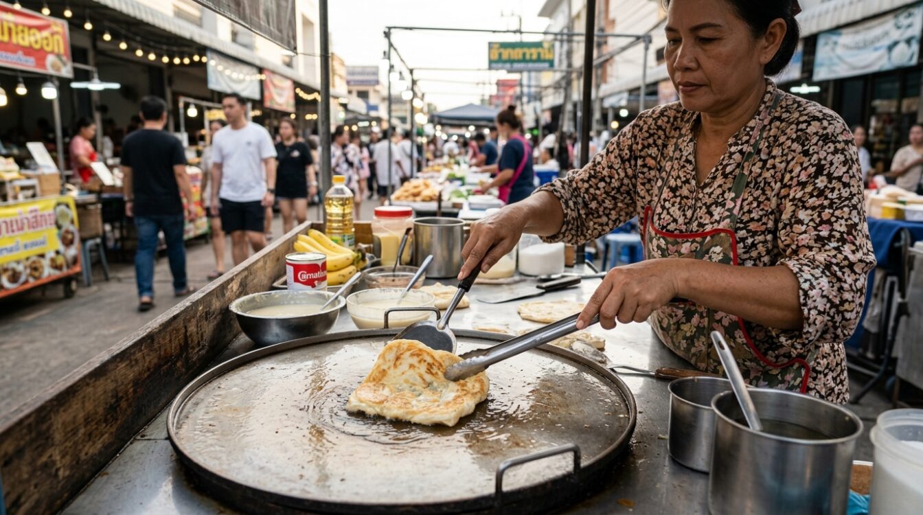 Roti et crêpes thaïlandaises, Desserts Thailandais