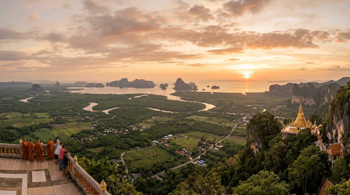 Activités terrestres : Tiger Cave, Dragon Crest, Emerald Pool, Ao Nang