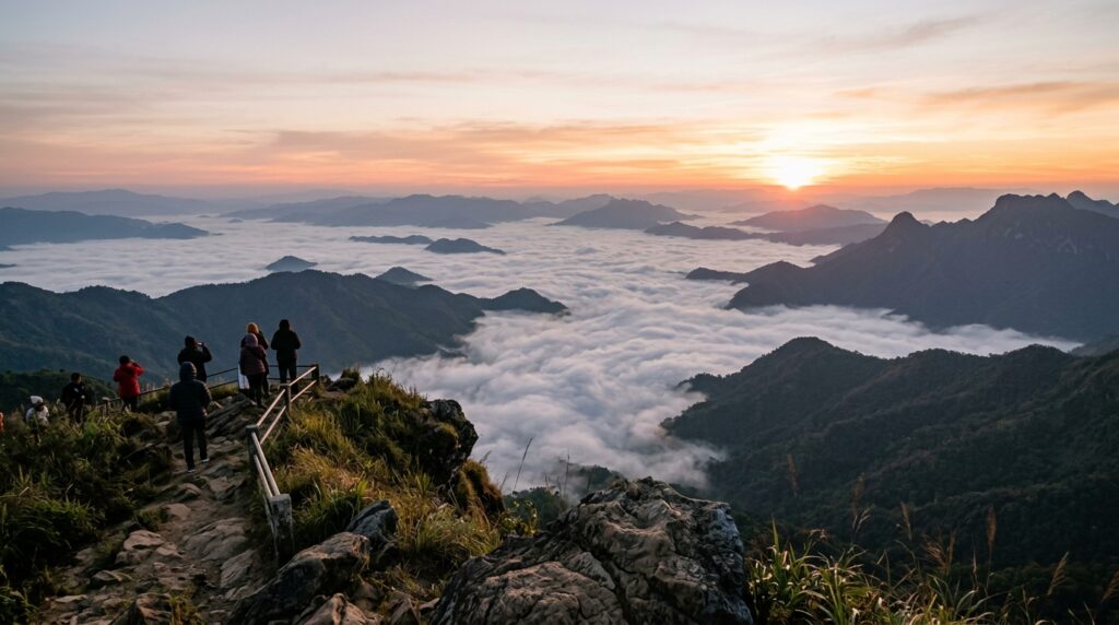 Excursions nature : Doi Mae Salong, Phu Chi Fa, Doi Tung, Chiang Rai Tourisme Authentique Montagnes Triangle Dor