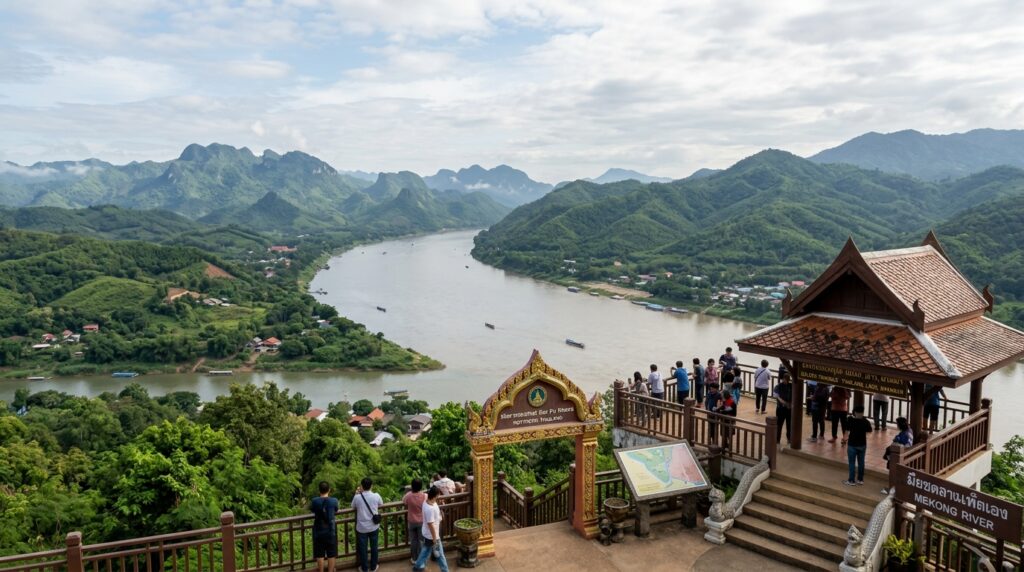 Le Triangle d'Or et Chiang Saen, Chiang Rai Tourisme Authentique Montagnes Triangle Dor