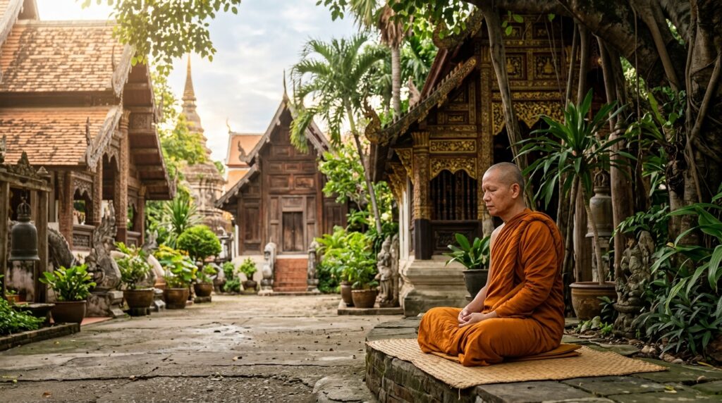 Expériences spirituelles dans les temples de Chiang Mai, Temples Chiang Mai